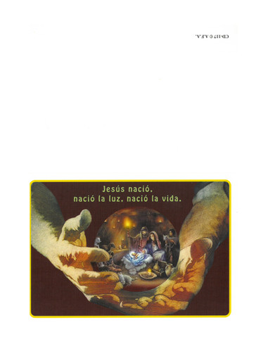 Diptico Navidad 21X15cm Cd-98