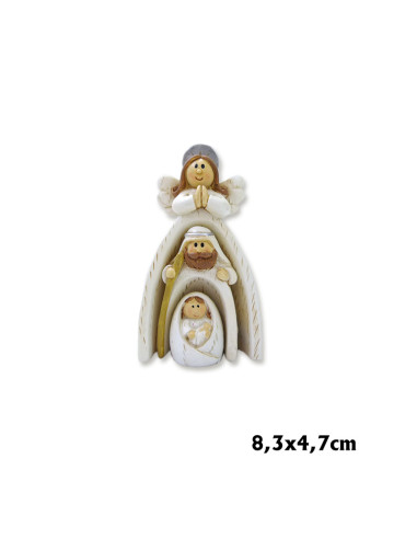 Nacimiento Res 8. 5X5cm Angel Con...