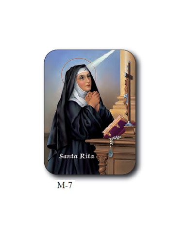 Estampa Mini M-7 Santa Rita 4. 4X6cm