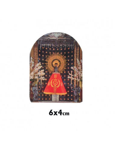 Icono Tabla Oracion Ave Maria 16x22cm Impresion Oro Brillo
