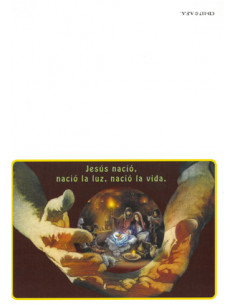 Diptico Navidad 21X15cm Cd-117