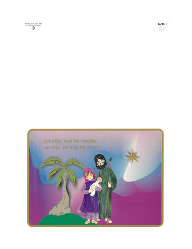 Diptico Navidad 21X15cm Cd-91