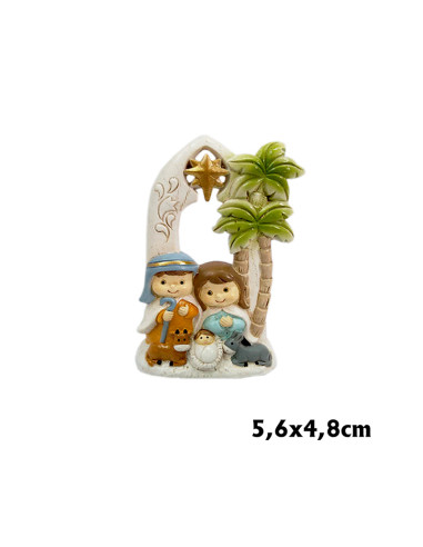 Nacimiento Res 9X6cm Sagrada Familia...