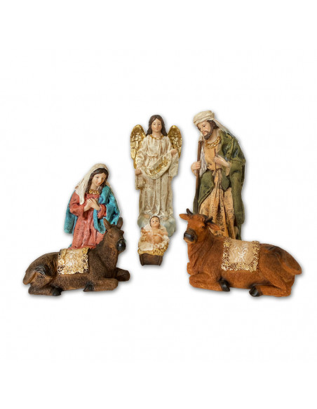 Nacimiento Infantil 6X3. 5 Pca 7 Tonos Blancos Y Angelito Varios 4 Modelos