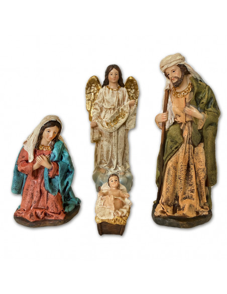 Nacimiento Clasico Tipo Lienzado 11 Figuras 20Cm Altura Pr8 Y 9