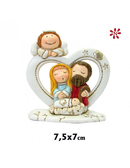 Nacimiento Infantil 6X3. 5 Pca 7 Tonos Blancos Y Angelito Varios 4 Modelos