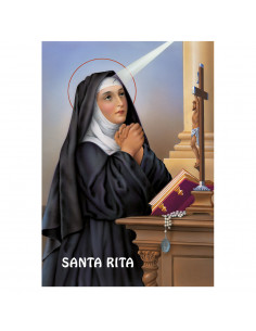 Lamina 21X30 Cm Santa Rita...