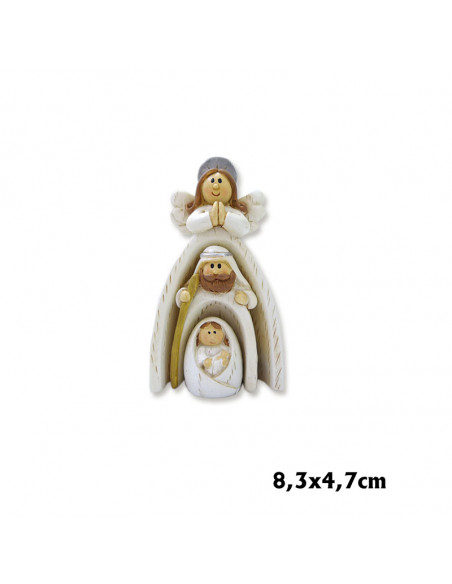 Nacimiento Esc 3 Figuras 20Cm Niño Con Cuna