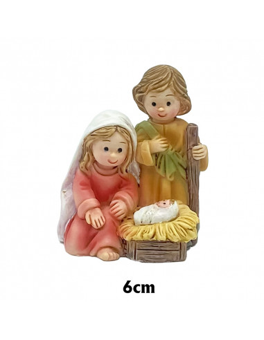 Nacimiento Res 7X6cm Sagrada Familia...