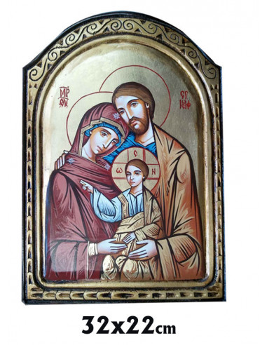 Icono Madera Estampada Tipo Pergamino...