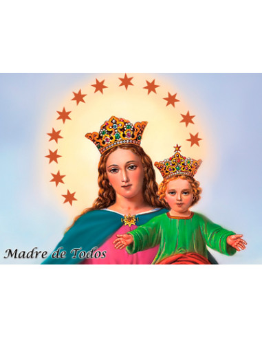Lamina 21X30 Cm Maria Auxiliadora...
