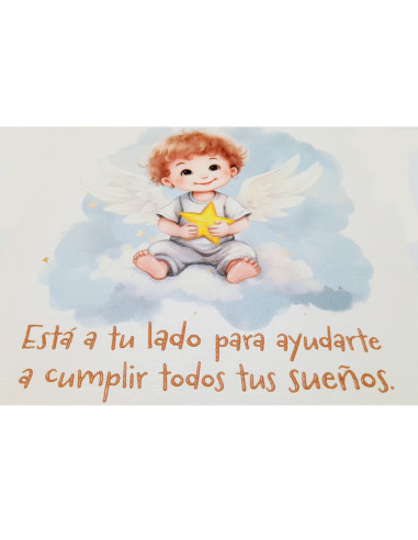 Cuadro Infantil Angelito Con Estrella...
