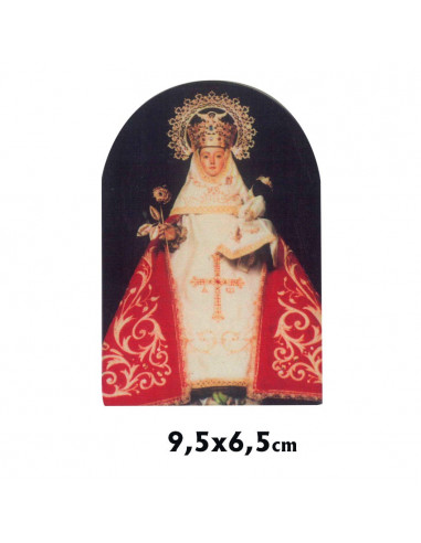 Icono Madera Estampado 9. 5X6. 5Cm...