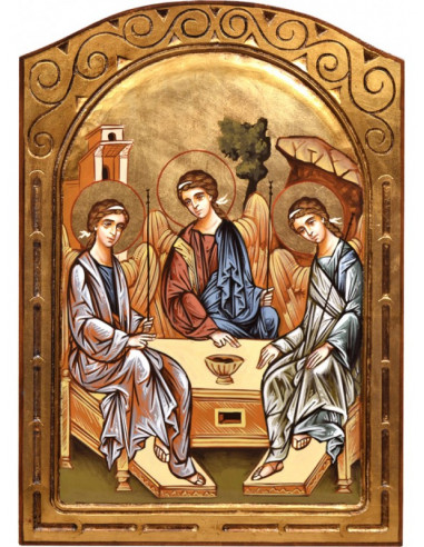 Icono Madera Estampada 44X32cm Santa...
