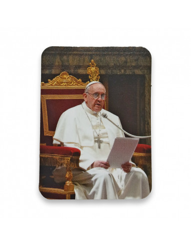 Estampa Mini Papa Francisco En Sede...