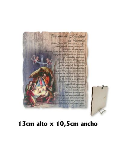 Tabla Madera 13. 5 X 10. 5 Oracion De...