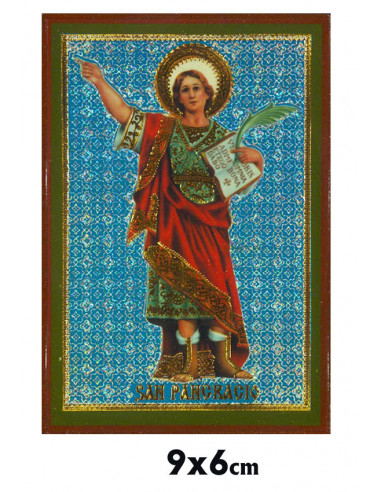 Icono Tabla 9x6cm San Pancracio