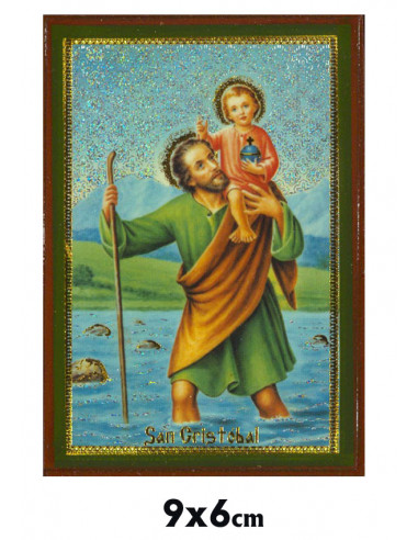 Icono Tabla 9x6cm San Cristobal