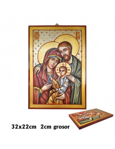 Icono Madera Pintado A Mano...