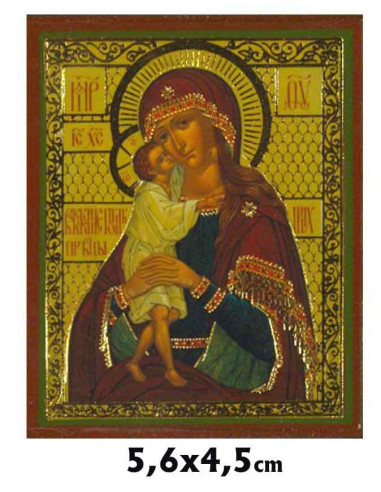 Icono Tabla 5. 6x4. 5cm Virgen Buena Muerte
