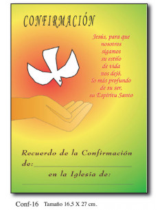 Lamina 21X30cm Papa Leon...