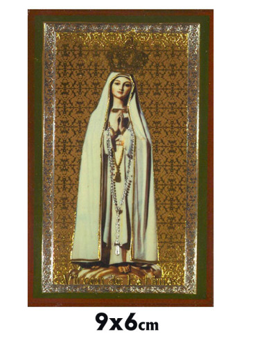 Icono Tabla 9X6cm Virgen Fatima