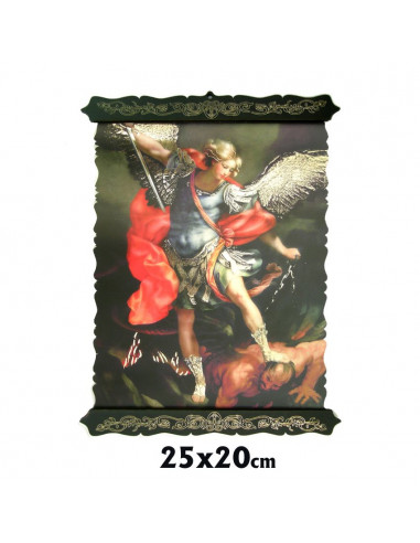 Pergamino 25X20cm San Miguel Arcangel...