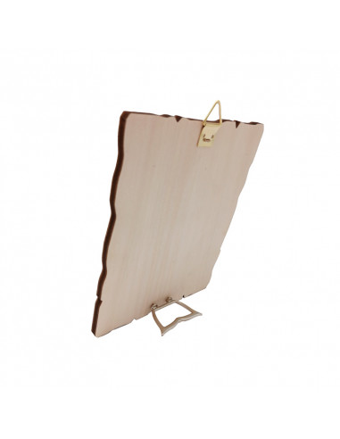 Tabla Madera 13.5x10.5cm Corazon de...