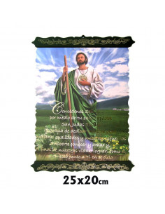 Pergamino 25X20cm San Judas...