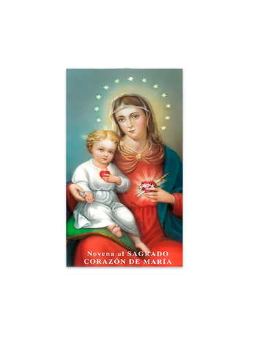 Icono Tabla Madera 18X12 Virgen Con Niño