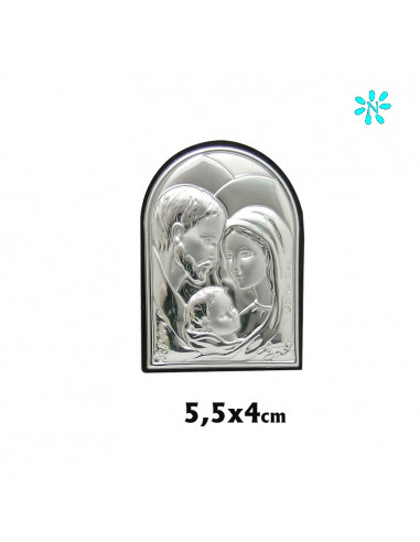 Icono Plata Ultima Cena 8x15cm Decorado Ceramica A Color