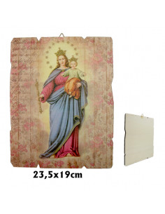 Tabla Serigrafiada Virgen...