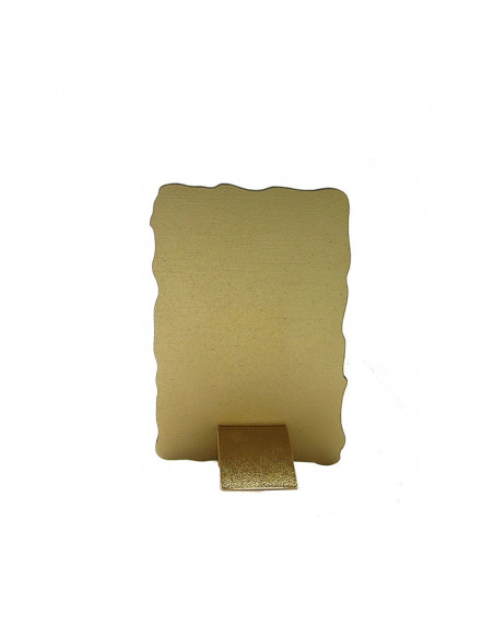 Tabla Tipo Fresco Sagrada Familia Clasica 8. 7X5. 5Cm Retro Dorado Pie Metal Suelto