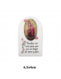 Placa Iman Blanco Bendice...