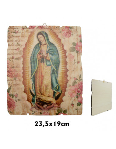 Cuadro Ceramica Virgen Manto Azul...