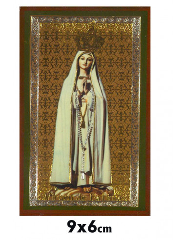 Icono Tabla 9x6cm Virgen Fatima