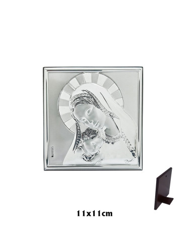 Icono Plata Laminada Cuadro Virgen...