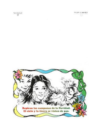 Diptico Navidad 21X15cm Cd-98