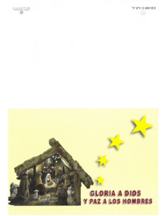 Diptico Navidad 21X15cm Cd-103