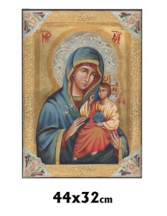 Icono Madera Pintado A Mano...