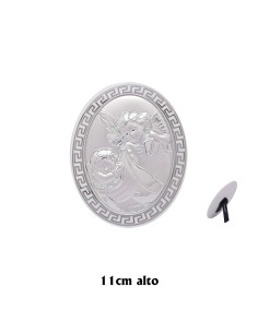 Icono Oval Plata Laminada...