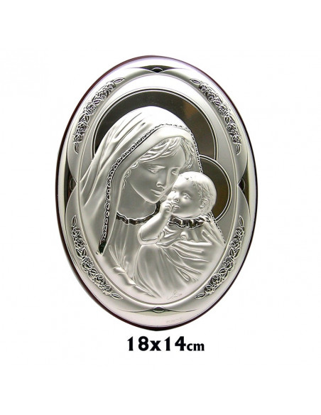 Icono Plata 5X7cm Variado Relieve Decorado