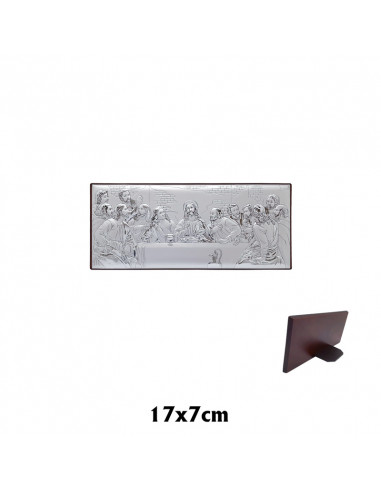 Icono Plata Ultima Cena Rectangular...