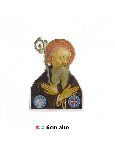 Iman San Benito Placa Metacrilato 7x4cm efecto 3D