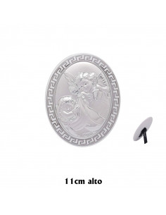 Icono Oval Plata Laminada...