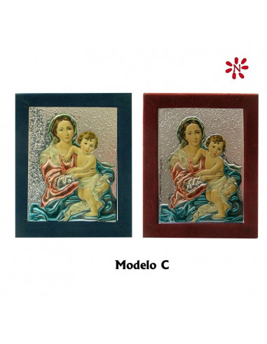 Icono Aluminio 7x9cm Variado Relieve...