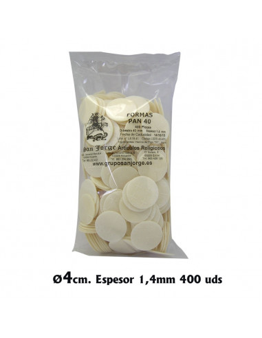 Formas Comulgar Blancas 40mm 1.4mm...