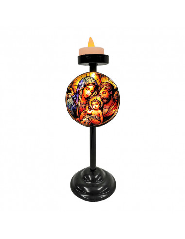 Lampadario Madera 144 Luces Led