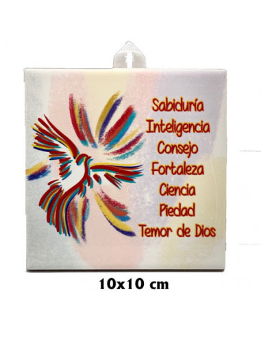 Placa Ceramica Dones Del Espiritu...
