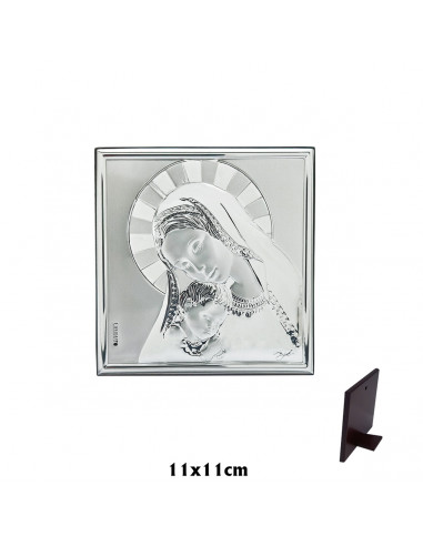 Icono Plata Laminada Cuadro Virgen...